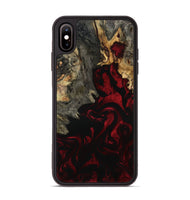 iPhone Xs Max Wood Phone Case - Adeline (Red, 801868)