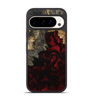 Pixel 9 Wood Phone Case - Adeline (Red, 801868)