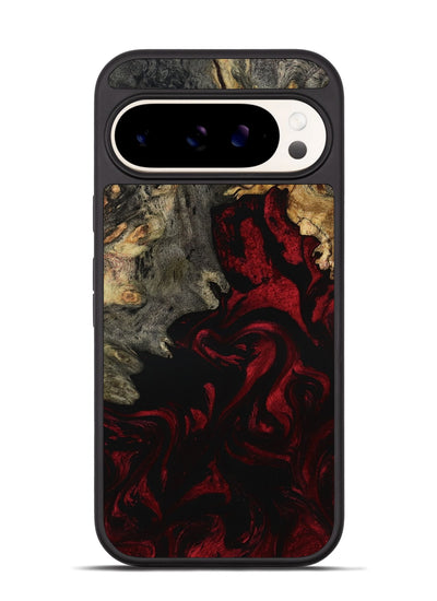 Pixel 9 Pro Wood Phone Case - Adeline (Red, 801868)