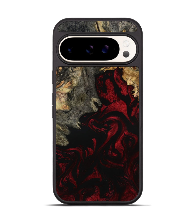 Pixel 9 Pro Wood Phone Case - Adeline (Red, 801868)