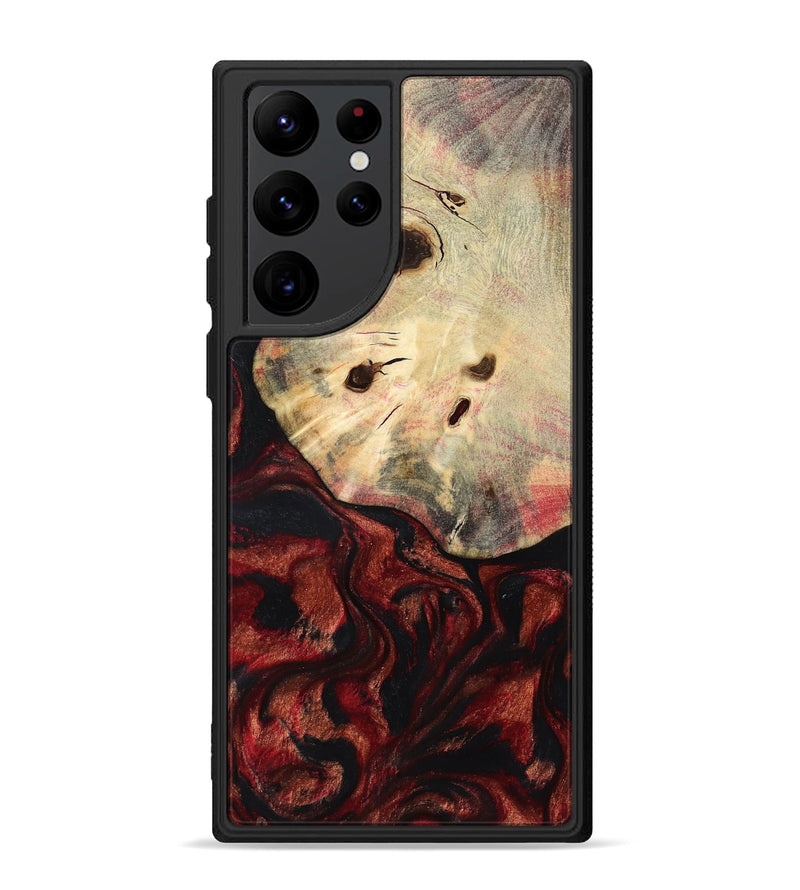 Galaxy S22 Ultra Wood Phone Case - Kason (Red, 801869)