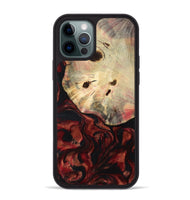 iPhone 12 Pro Max Wood Phone Case - Kason (Red, 801869)