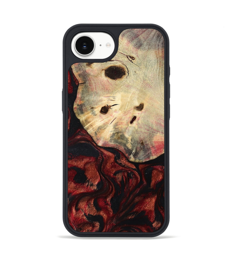 iPhone 16e Wood Phone Case - Kason (Red, 801869)