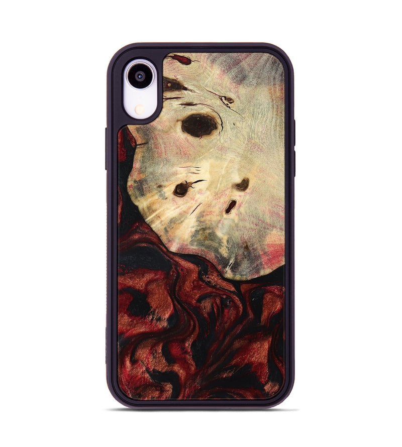 iPhone Xr Wood Phone Case - Kason (Red, 801869)