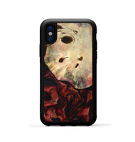 iPhone Xs Wood Phone Case - Kason (Red, 801869)