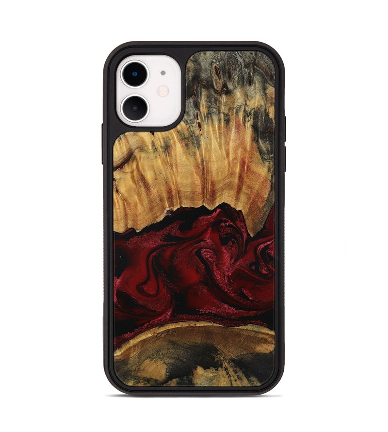 iPhone 11 Wood Phone Case - Nellie (Red, 801870)