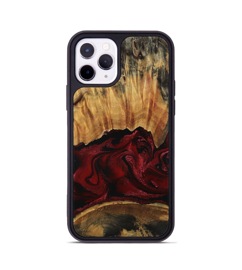 iPhone 11 Pro Wood Phone Case - Nellie (Red, 801870)
