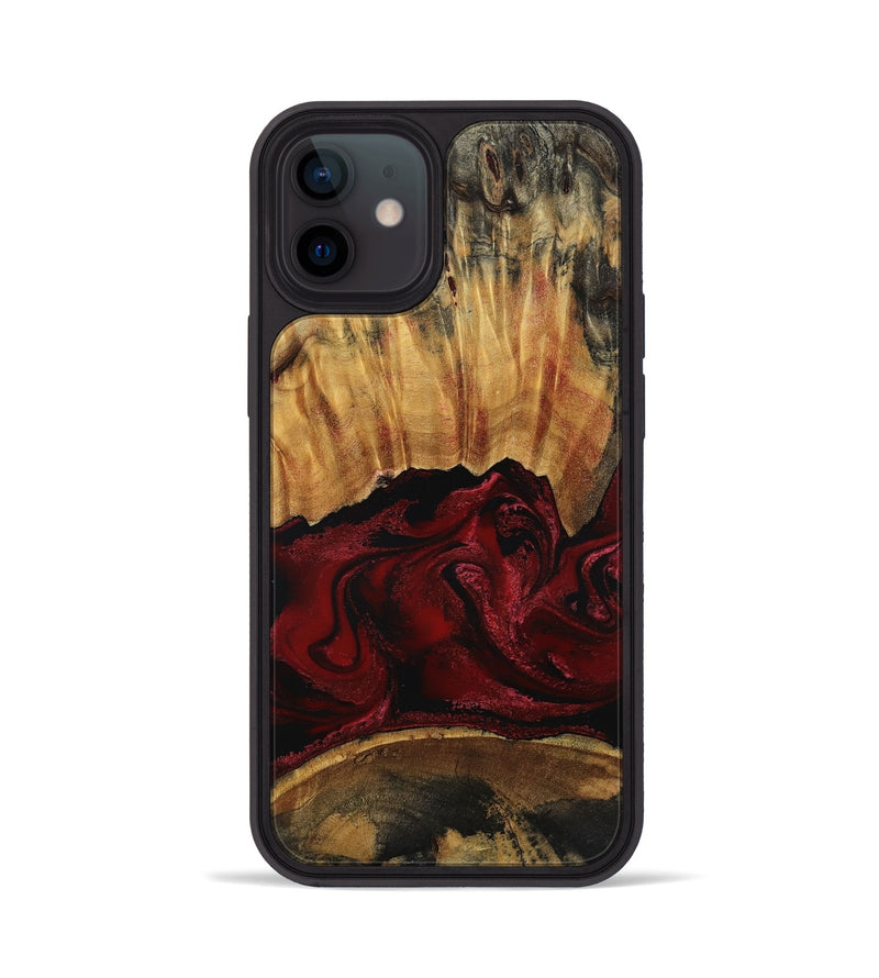 iPhone 12 Wood Phone Case - Nellie (Red, 801870)