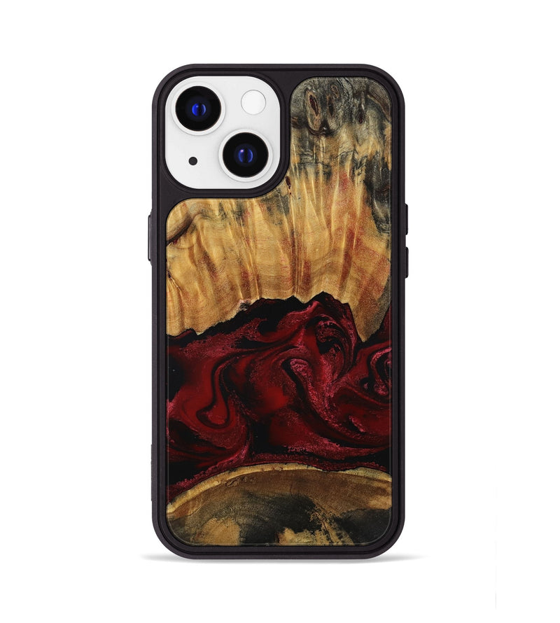 iPhone 13 Wood Phone Case - Nellie (Red, 801870)