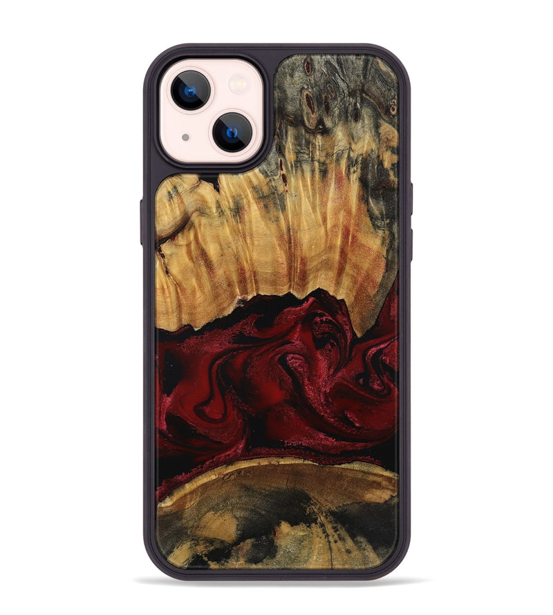 iPhone 14 Plus Wood Phone Case - Nellie (Red, 801870)