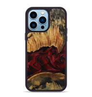 iPhone 14 Pro Max Wood Phone Case - Nellie (Red, 801870)