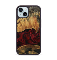 iPhone 15 Wood Phone Case - Nellie (Red, 801870)
