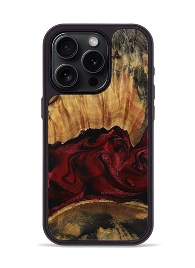 iPhone 15 Pro Wood Phone Case - Nellie (Red, 801870)
