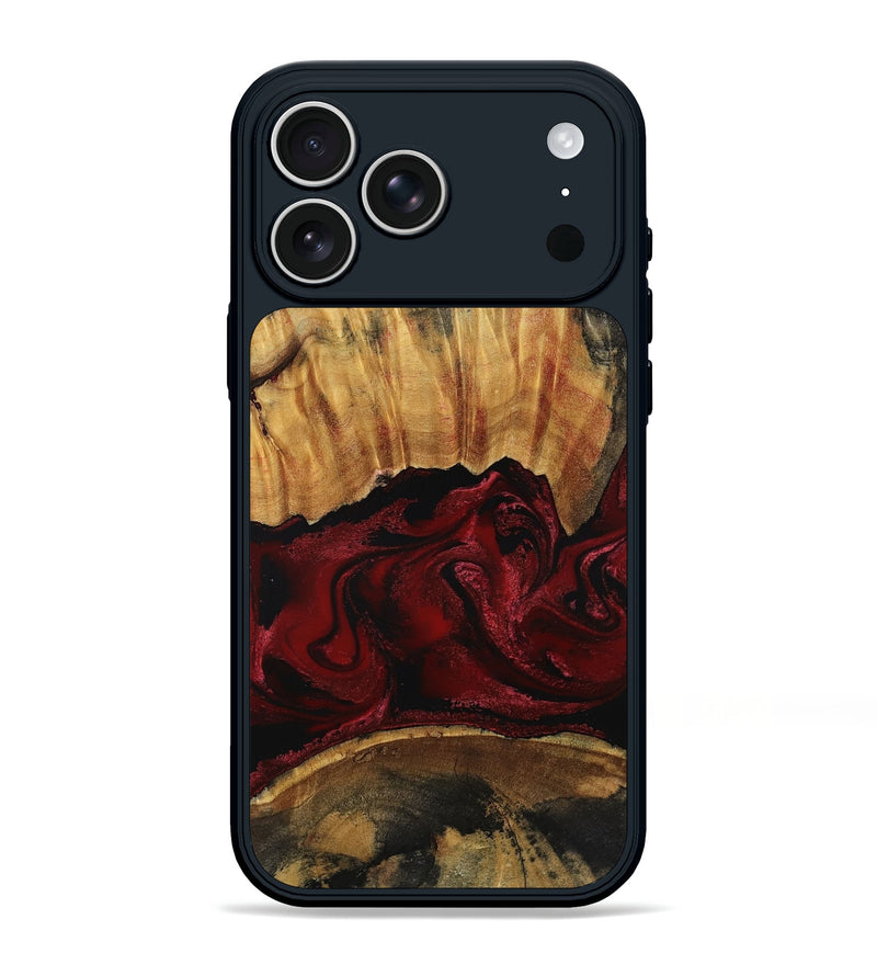 iPhone 17 Pro Max Wood Phone Case - Nellie (Red, 801870)