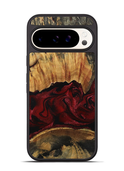 Pixel 9 Wood Phone Case - Nellie (Red, 801870)