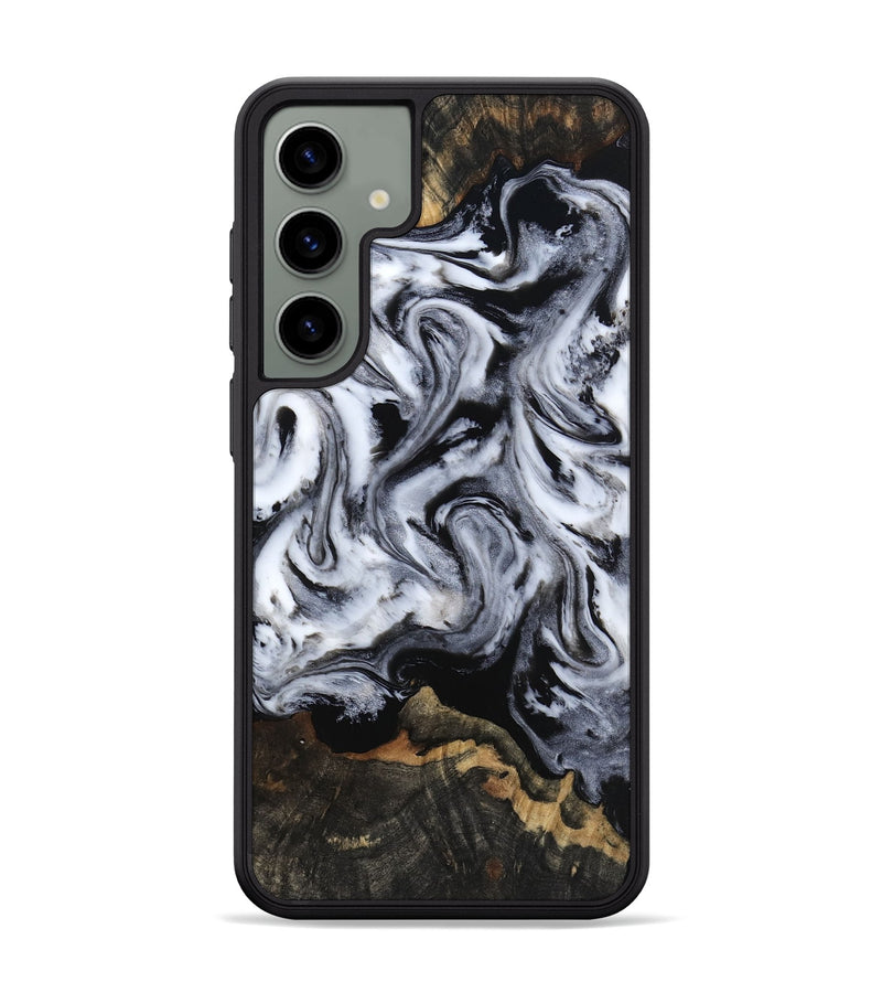 Galaxy S24 Plus Wood Phone Case - Tressie (Black & White, 801871)