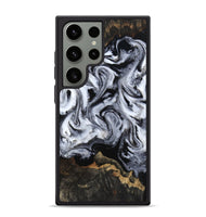 Galaxy S24 Ultra Wood Phone Case - Tressie (Black & White, 801871)