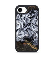 iPhone 16e Wood Phone Case - Tressie (Black & White, 801871)