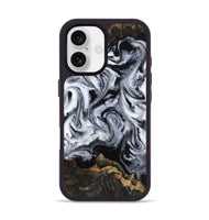 iPhone 17 Wood Phone Case - Tressie (Black & White, 801871)