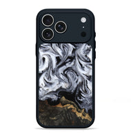 iPhone 17 Pro Max Wood Phone Case - Tressie (Black & White, 801871)