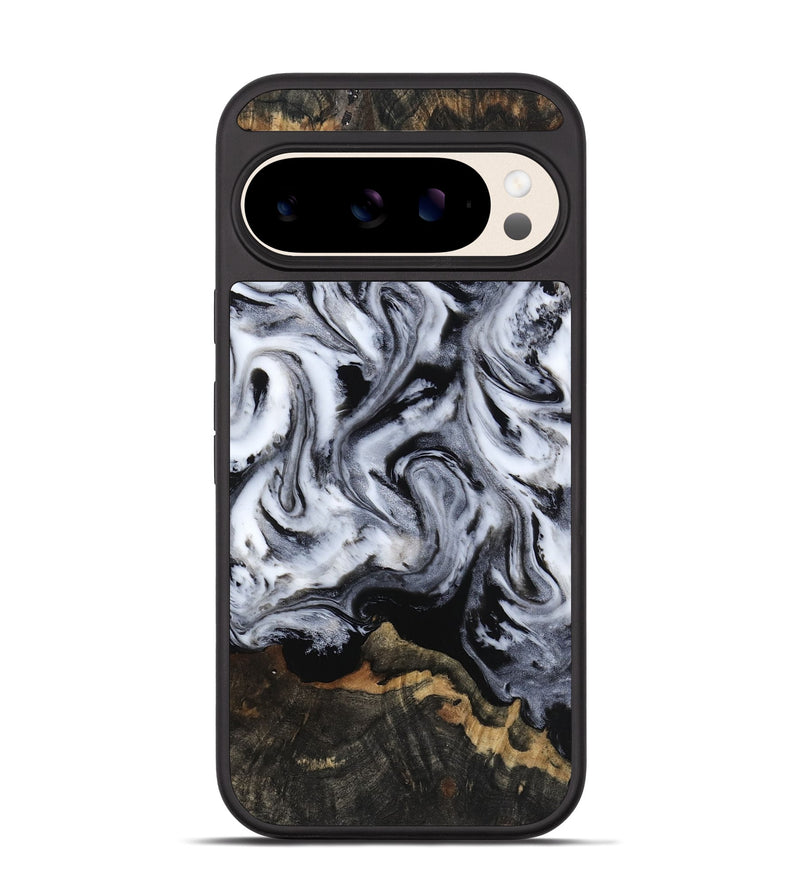 Pixel 10 Wood Phone Case - Tressie (Black & White, 801871)