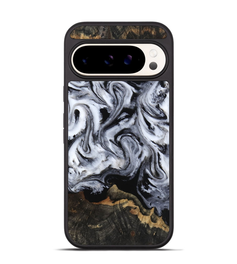 Pixel 9 Pro Wood Phone Case - Tressie (Black & White, 801871)