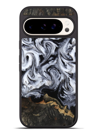 Pixel 9 Pro XL Wood Phone Case - Tressie (Black & White, 801871)