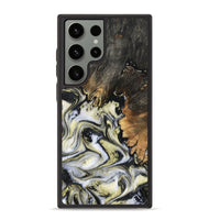 Galaxy S23 Ultra Wood Phone Case - Ocean (Black & White, 801872)