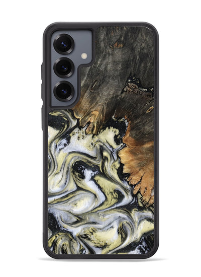 Galaxy S25 Plus Wood Phone Case - Ocean (Black & White, 801872)