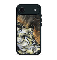 iPhone 17 Air Wood Phone Case - Ocean (Black & White, 801872)