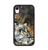 iPhone Xr Wood Phone Case - Ocean (Black & White, 801872)