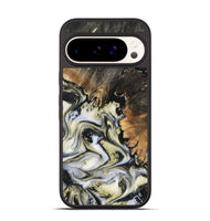 Pixel 9 Wood Phone Case - Ocean (Black & White, 801872)