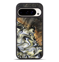 Pixel 9 Pro XL Wood Phone Case - Ocean (Black & White, 801872)