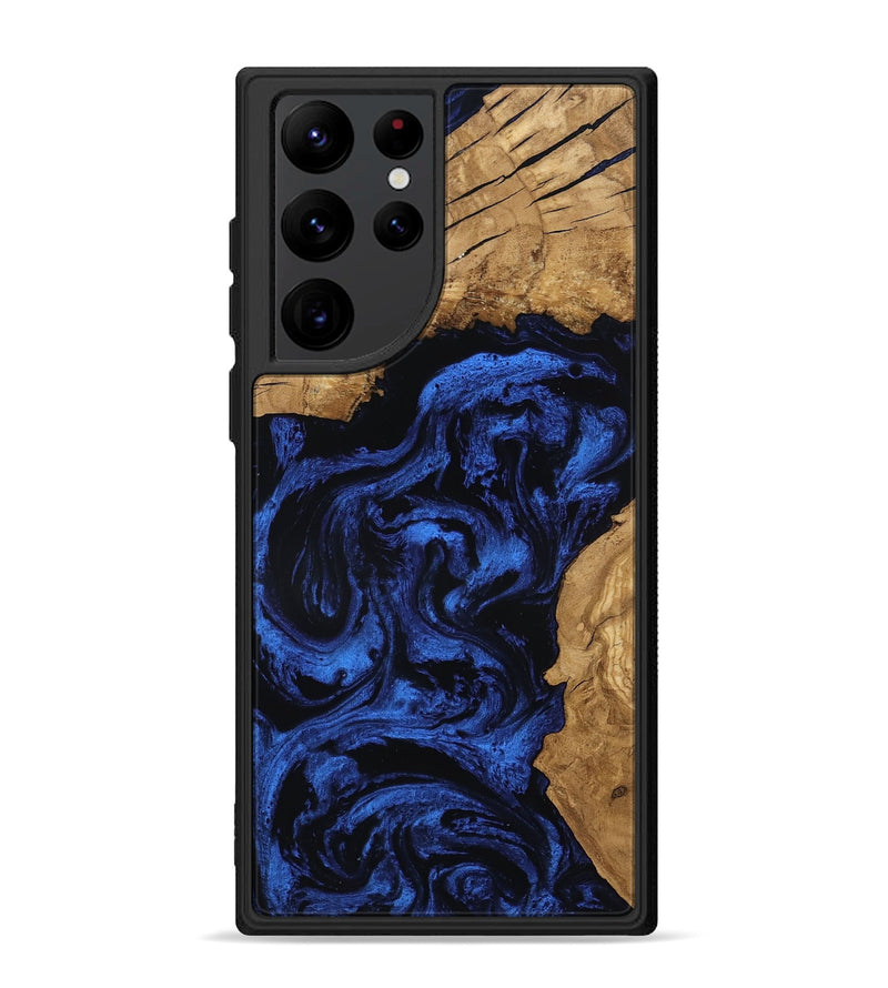 Galaxy S22 Ultra Wood Phone Case - Nylah (Ancient Olive, 801874)