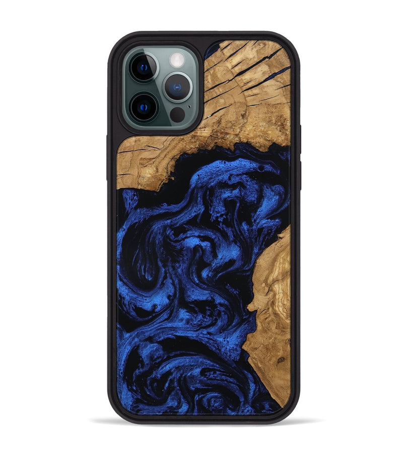 iPhone 12 Pro Max Wood Phone Case - Nylah (Ancient Olive, 801874)