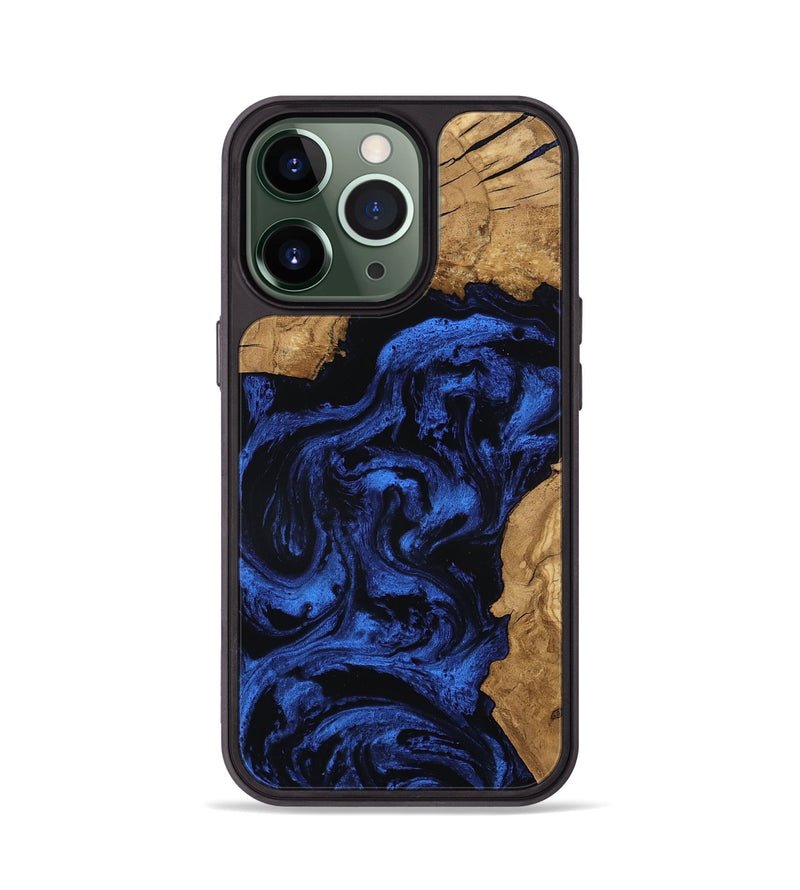 iPhone 13 Pro Wood Phone Case - Nylah (Ancient Olive, 801874)