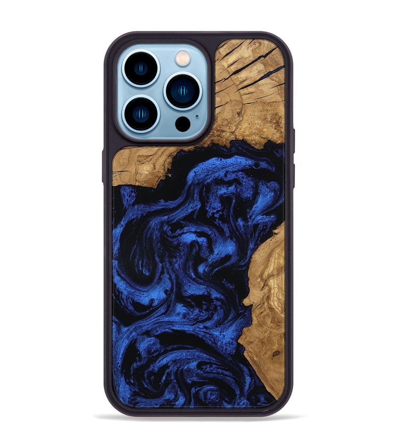 iPhone 14 Pro Max Wood Phone Case - Nylah (Ancient Olive, 801874)