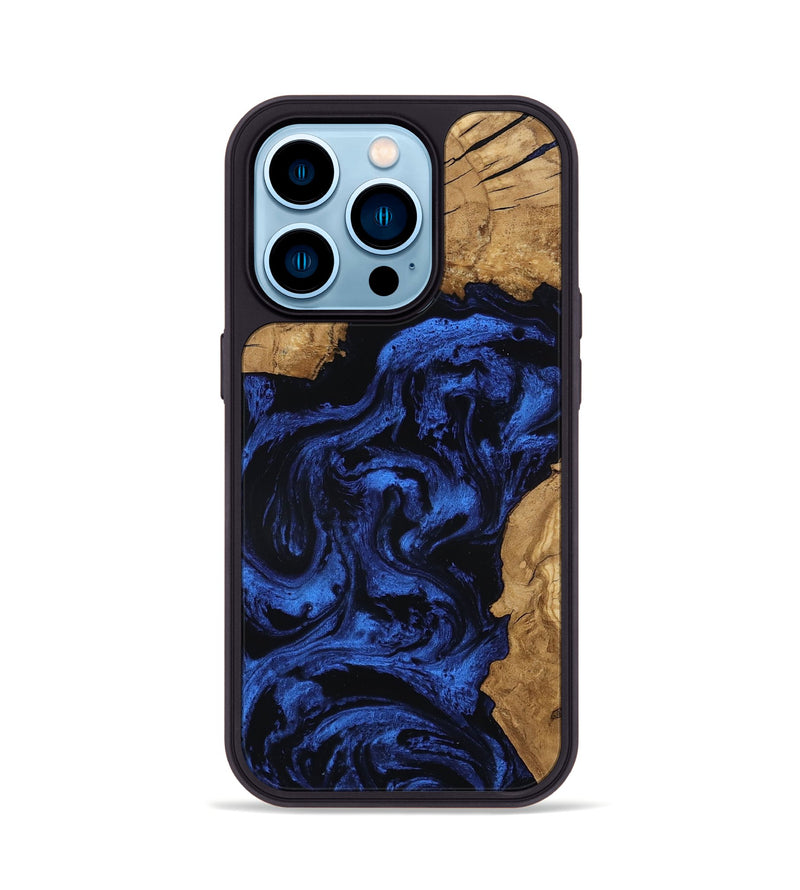 iPhone 14 Pro Wood Phone Case - Nylah (Ancient Olive, 801874)