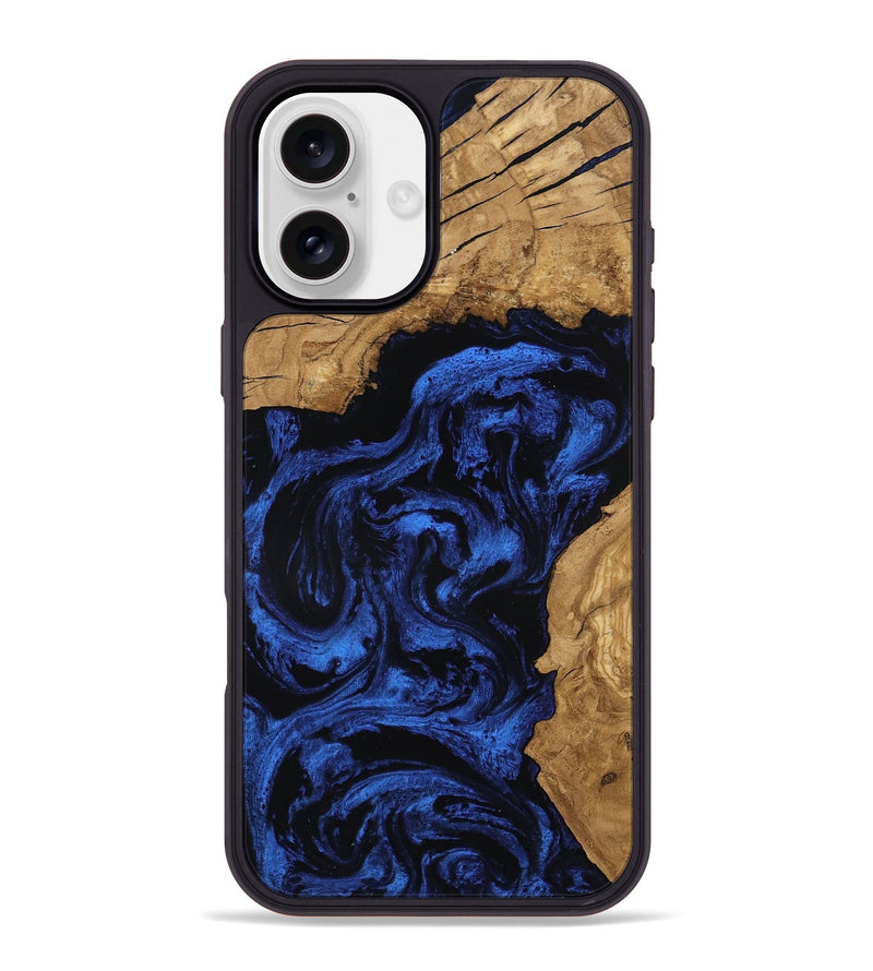 iPhone 16 Plus Wood Phone Case - Nylah (Ancient Olive, 801874)