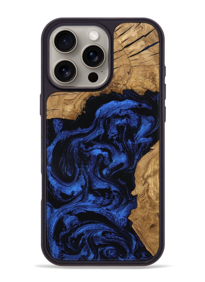 iPhone 16 Pro Max Wood Phone Case - Nylah (Ancient Olive, 801874)