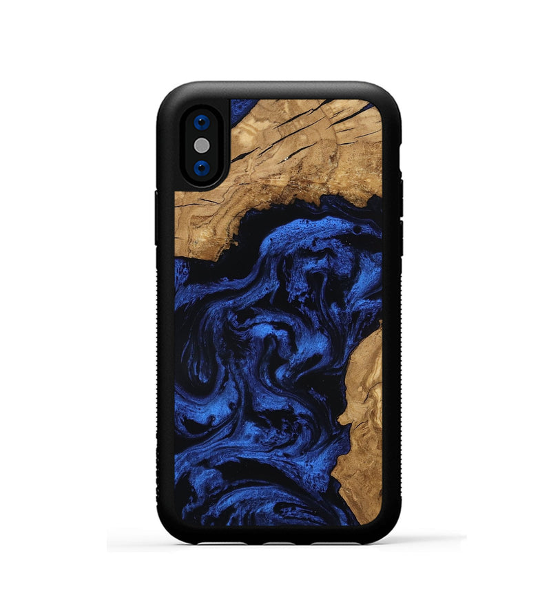 iPhone Xs Wood Phone Case - Nylah (Ancient Olive, 801874)