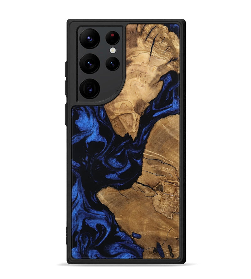 Galaxy S22 Ultra Wood Phone Case - Silas (Ancient Olive, 801875)