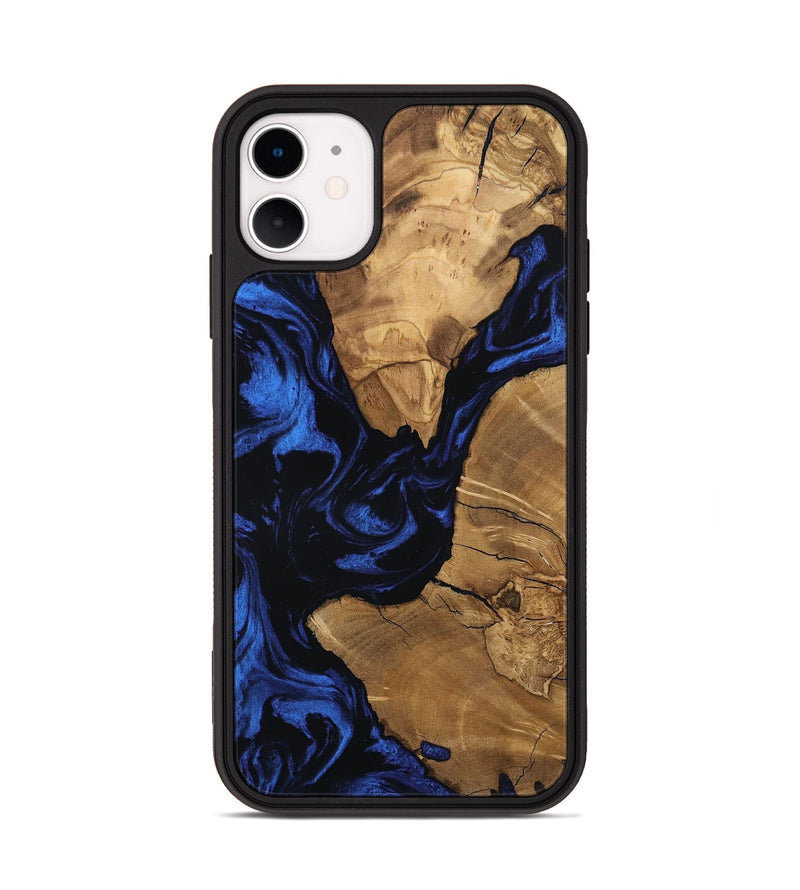 iPhone 11 Wood Phone Case - Silas (Ancient Olive, 801875)