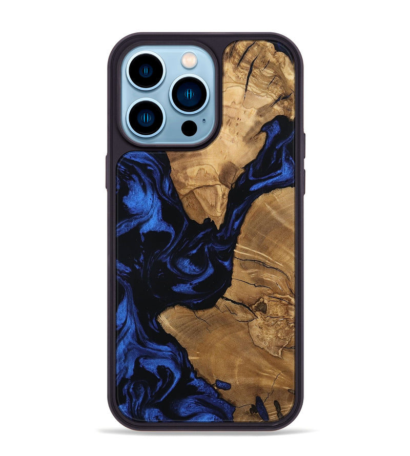 iPhone 14 Pro Max Wood Phone Case - Silas (Ancient Olive, 801875)