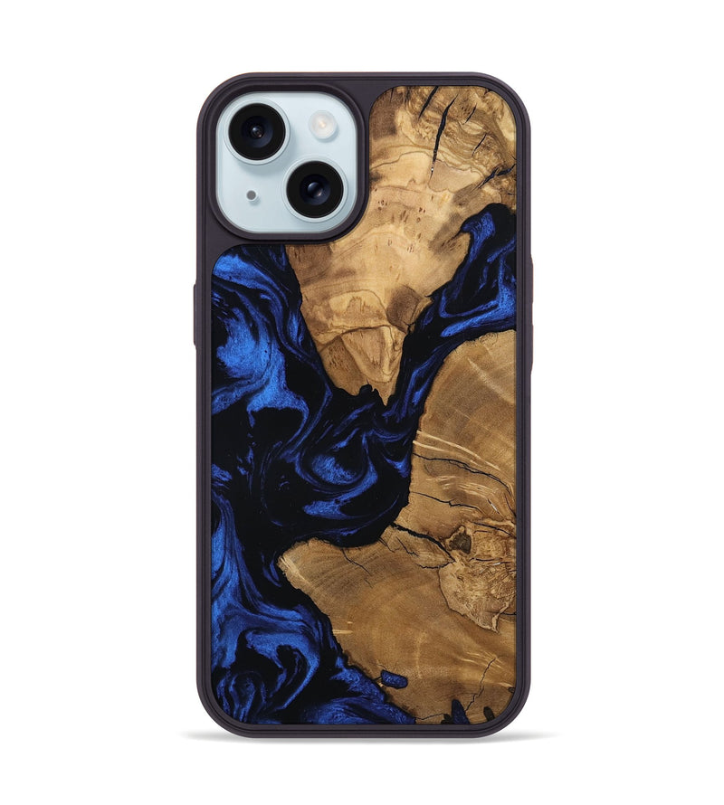 iPhone 15 Wood Phone Case - Silas (Ancient Olive, 801875)
