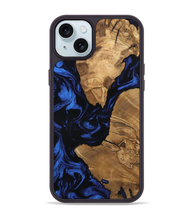 iPhone 15 Plus Wood Phone Case - Silas (Ancient Olive, 801875)