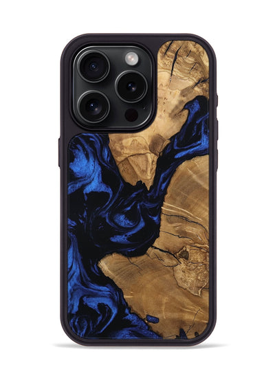 iPhone 15 Pro Wood Phone Case - Silas (Ancient Olive, 801875)