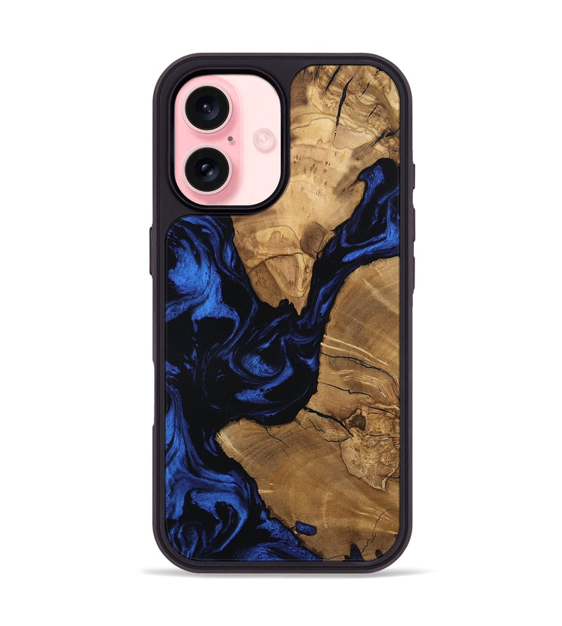 iPhone 16 Wood Phone Case - Silas (Ancient Olive, 801875)