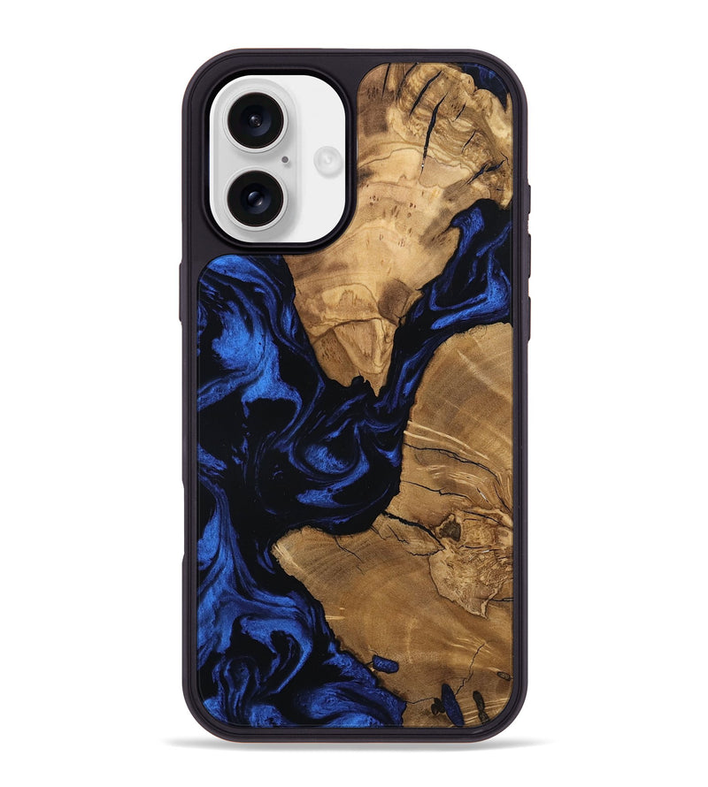 iPhone 16 Plus Wood Phone Case - Silas (Ancient Olive, 801875)