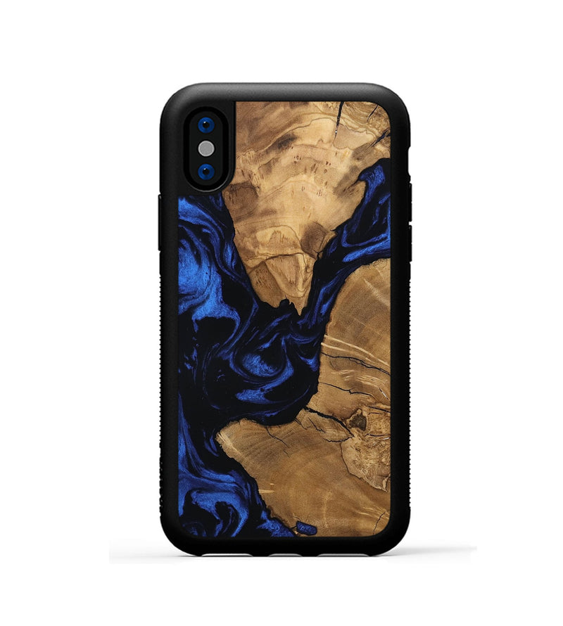 iPhone Xs Wood Phone Case - Silas (Ancient Olive, 801875)